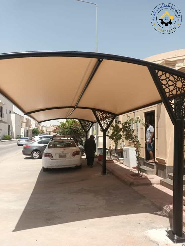 مظلات سيارات حديثة جدة حي الشاطئ بأسعار تنافسية